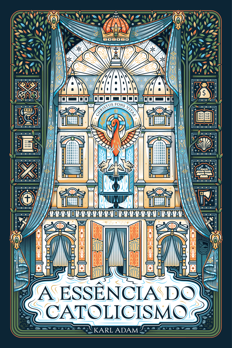 <p><big><strong>O que &eacute;, afinal, o Catolicismo?</strong></big></p>

<hr />
<p>Em <em>A Ess&ecirc;ncia do Catolicismo</em>, Karl Adam responde a essa pergunta nos conduzindo ao cora&ccedil;&atilde;o da f&eacute; cat&oacute;lica, revelando o centro que sustenta a Igreja ao longo dos s&eacute;culos: Cristo vivo e atuante em seu Corpo, que &eacute; a Igreja.</p>

<p>Ao ouvir este audiobook, voc&ecirc; compreender&aacute; por que a Igreja &eacute; chamada Corpo de Cristo, por que Pedro &eacute; a rocha da unidade, por que os sacramentos n&atilde;o s&atilde;o s&iacute;mbolos vazios e como a gra&ccedil;a continua a operar apesar das fraquezas humanas.</p>

<p>Karl Adam tamb&eacute;m encara, com honestidade, a tens&atilde;o entre o ideal divino da Igreja e sua realidade hist&oacute;rica marcada por fragilidades humanas. Sem negar pecados e esc&acirc;ndalos, o autor nos mostra por que essas feridas n&atilde;o anulam a santidade da Igreja, mas revelam o mist&eacute;rio de um Corpo vivo que continua de p&eacute; porque Cristo prometeu sustent&aacute;-lo.</p>

<p>D&ecirc; o play para conhecer n&atilde;o apenas o que a Igreja faz, mas <strong>quem ela &eacute;</strong>.</p>

<hr />
<p><small><em>Karl Adam, F&eacute; cat&oacute;lica, Cristo, Igreja, divino, Pedro, salva&ccedil;&atilde;o, a&ccedil;&atilde;o santificante, sacramentos</em></small></p>

<p>&nbsp;</p>