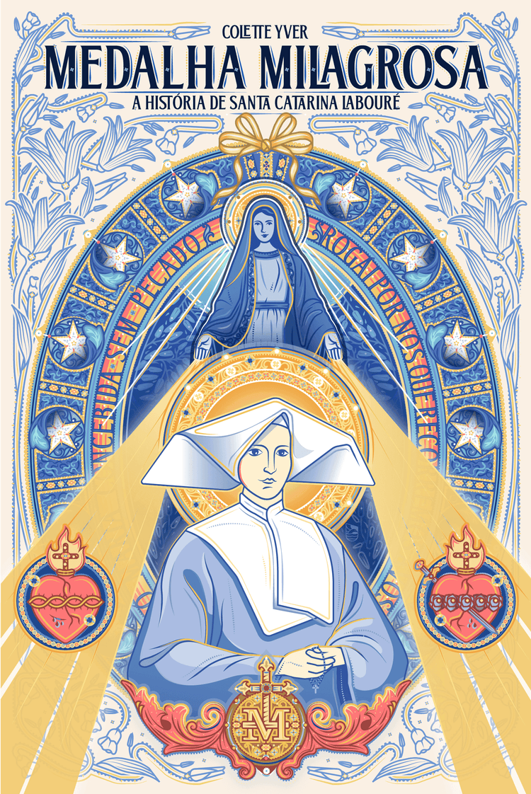 <p><big><span style="color:#000000"><strong>Uma jovem camponesa e a mensagem que atravessou s&eacute;culos.</strong></span></big></p>

<hr />
<p>&nbsp;</p>

<p><span style="color:#000000">Em 1830, em Paris, a jovem Catarina Labour&eacute; levava uma vida simples no convento das Filhas da Caridade. At&eacute; ser escolhida pela Virgem Maria para revelar ao mundo um dos maiores tesouros da f&eacute;: a Medalha Milagrosa</span></p>

<p><span style="color:#000000">Colette Yver conduz o ouvinte entre vis&otilde;es celestes, profecias cumpridas e milagres incont&aacute;veis, revelando a for&ccedil;a escondida na obedi&ecirc;ncia e na humildade da santa que preferiu o anonimato &agrave; gl&oacute;ria e fez de sua vida um testemunho silencioso de f&eacute; e amor.</span></p>

<p><span style="color:#000000">Voc&ecirc; ver&aacute; a coragem de Catarina diante do ceticismo do confessor, o sil&ecirc;ncio com que guardou o segredo das apari&ccedil;&otilde;es e a f&eacute; com que cumpriu tudo o que Maria pediu.</span></p>

<p><span style="color:#000000">Mesmo sem ser acreditada,&nbsp; ela perseverou, insistindo para que a medalha fosse cunhada exatamente como Maria pediu: com os raios de luz que jorravam das m&atilde;os da M&atilde;e de Deus como s&iacute;mbolo das gra&ccedil;as concedidas &agrave;queles que pedem com confian&ccedil;a.</span></p>

<p><span style="color:#000000">Assim nasceu a Medalha Milagrosa, com a ora&ccedil;&atilde;o &ldquo;</span><span style="color:#000000"><em>&Oacute; Maria concebida sem pecado, rogai por n&oacute;s que recorremos a v&oacute;s</em></span><span style="color:#000000">&rdquo;, um sinal de f&eacute; e prote&ccedil;&atilde;o espalhado pelo mundo.</span></p>

<p><span style="color:#000000">Foi a fidelidade silenciosa, obediente e discreta&nbsp; de Catarina que sustentou uma devo&ccedil;&atilde;o capaz de fortalecer a f&eacute; de milh&otilde;es e de transformar cora&ccedil;&otilde;es at&eacute; hoje.</span></p>

<p><span style="color:#000000">Aperte o play e conhe&ccedil;a a hist&oacute;ria por tr&aacute;s da Medalha Milagrosa.</span></p>

<hr />
<p>&nbsp;</p>

<p><small><span style="color:#000000"><em>Colette Yver, Santa Catarina Labour&eacute;, apari&ccedil;&otilde;es marianas, Virgem Maria, milagre, f&eacute;, humildade, santidade, corpo incorrupto</em></span></small></p>

<p>&nbsp;</p>